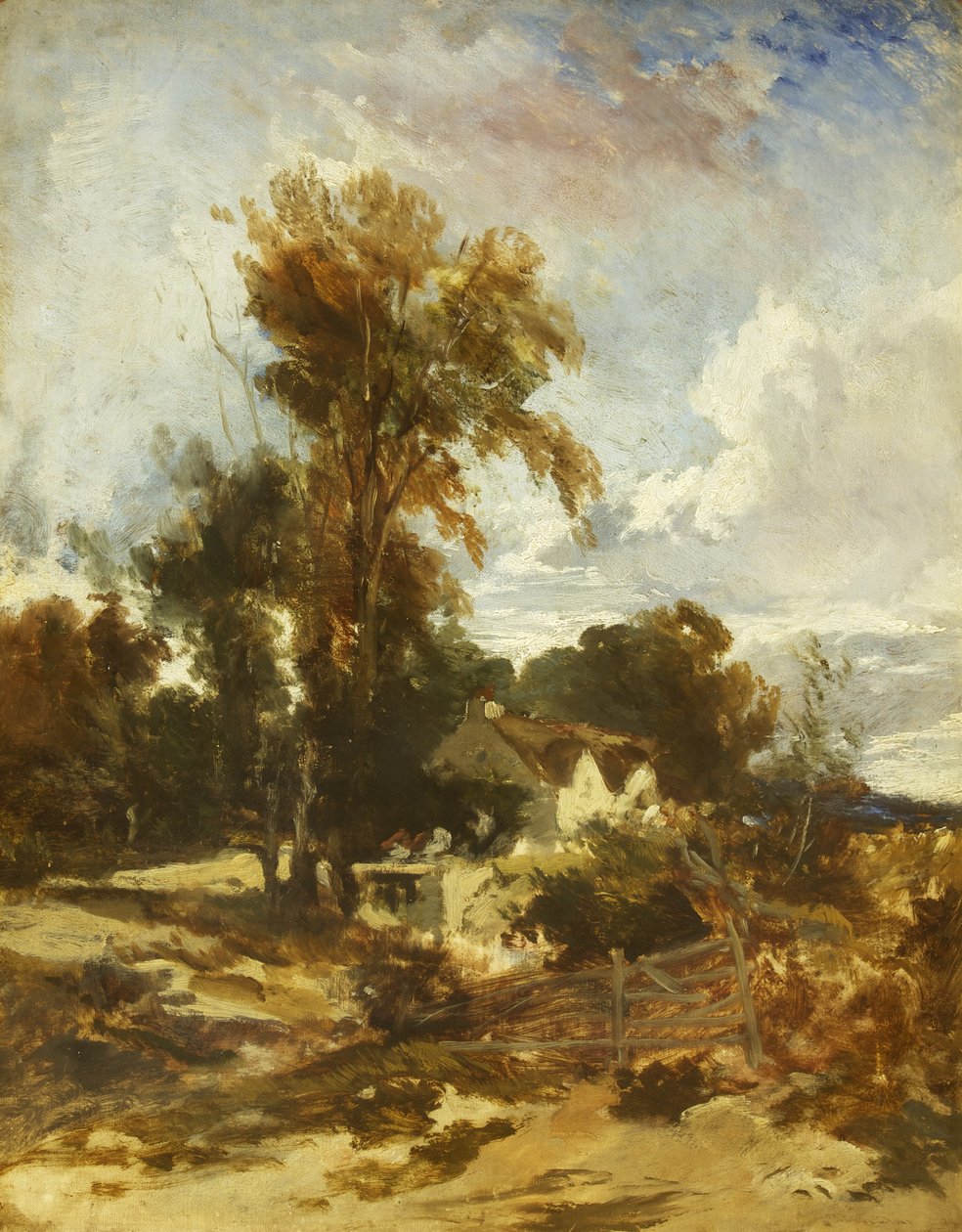 In der Nähe von Roe, Nordwales, möglicherweise 1842 von William James Muller