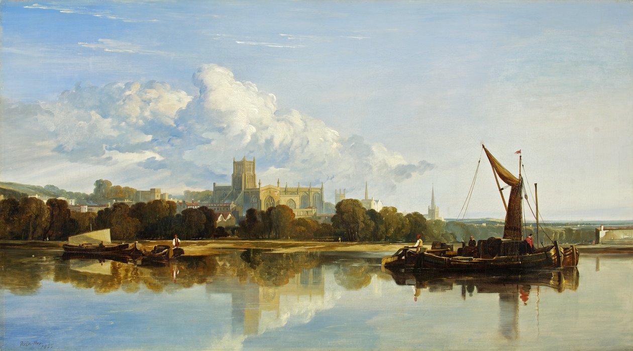 Ansicht der Kathedrale von Bristol von William James Muller