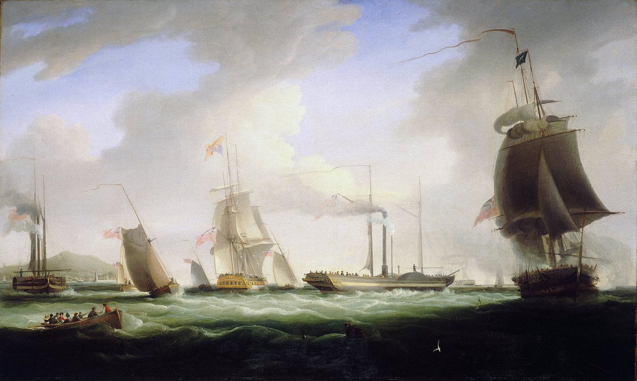 König Georg IV. von England (1762-1830) an Bord der 