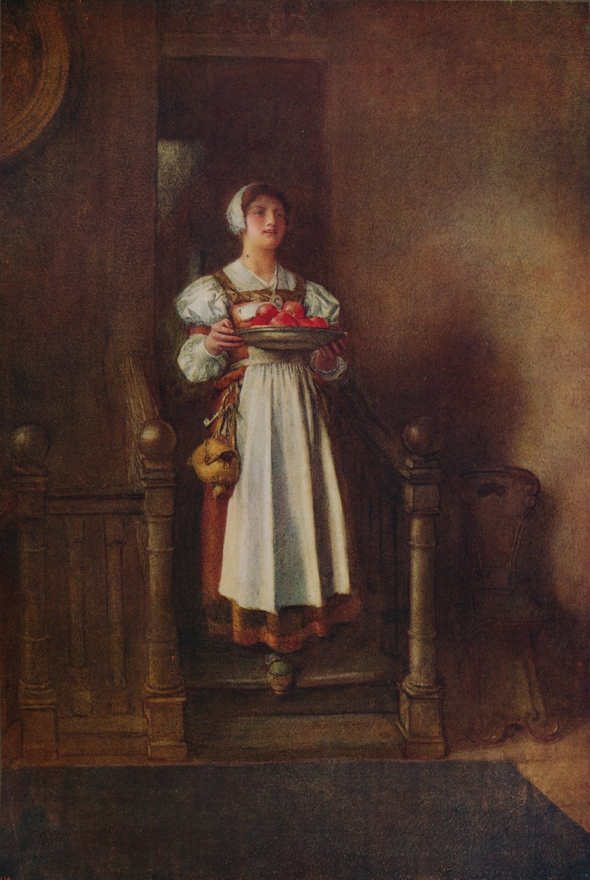 Eine Magd des Hostels, um 1800 von William John Wainwright