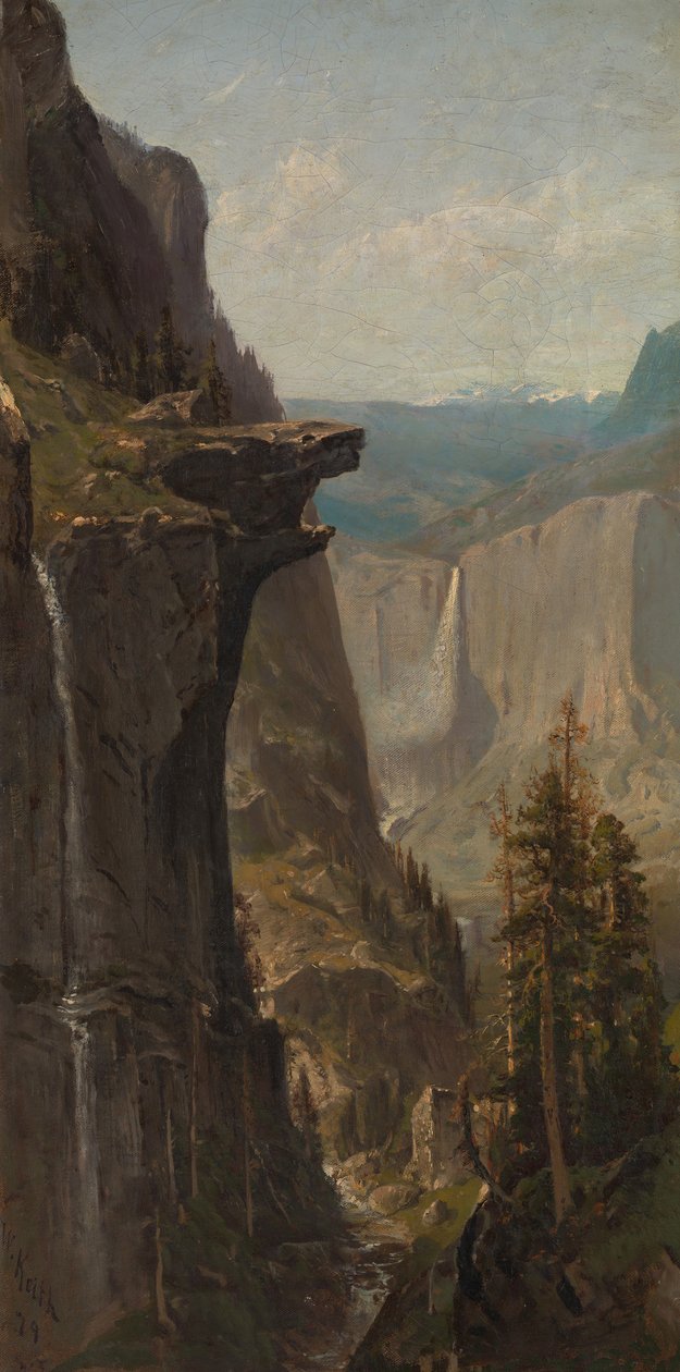 Yosemite Falls vom Glacier Point von William Keith