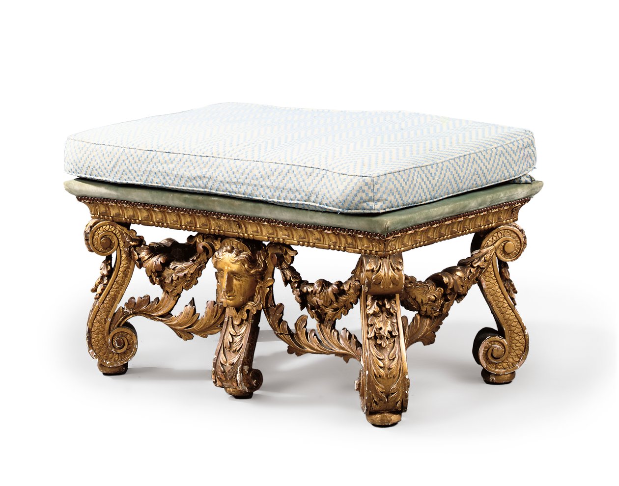 George II Hocker, ca. 1740 von William Kent: Kunstdruck