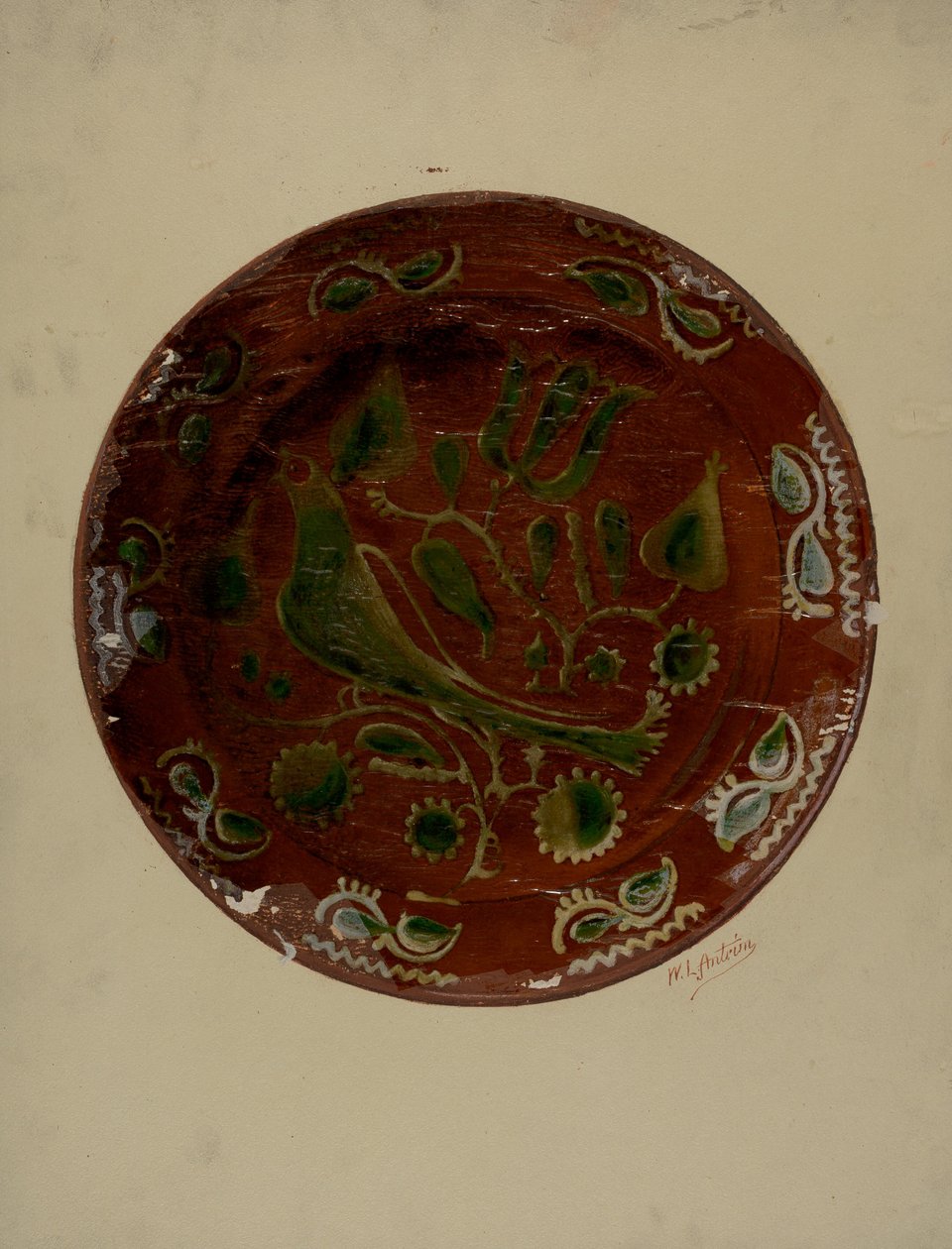 Pa. Deutscher Teller von William L Antrim