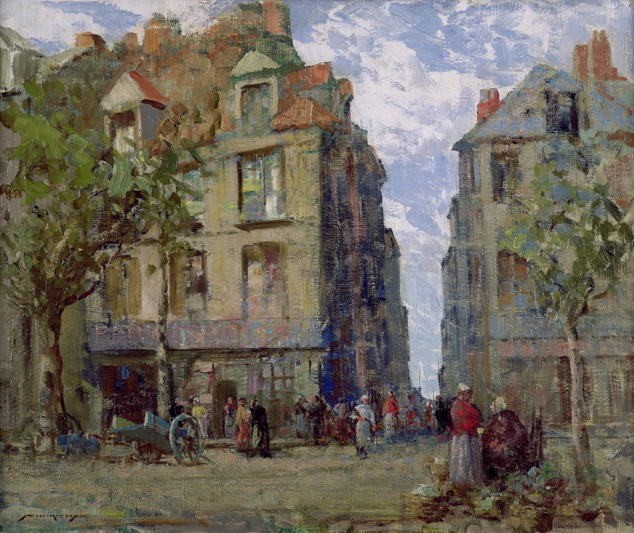 Ein Blick auf Dieppe von William Lee Hankey