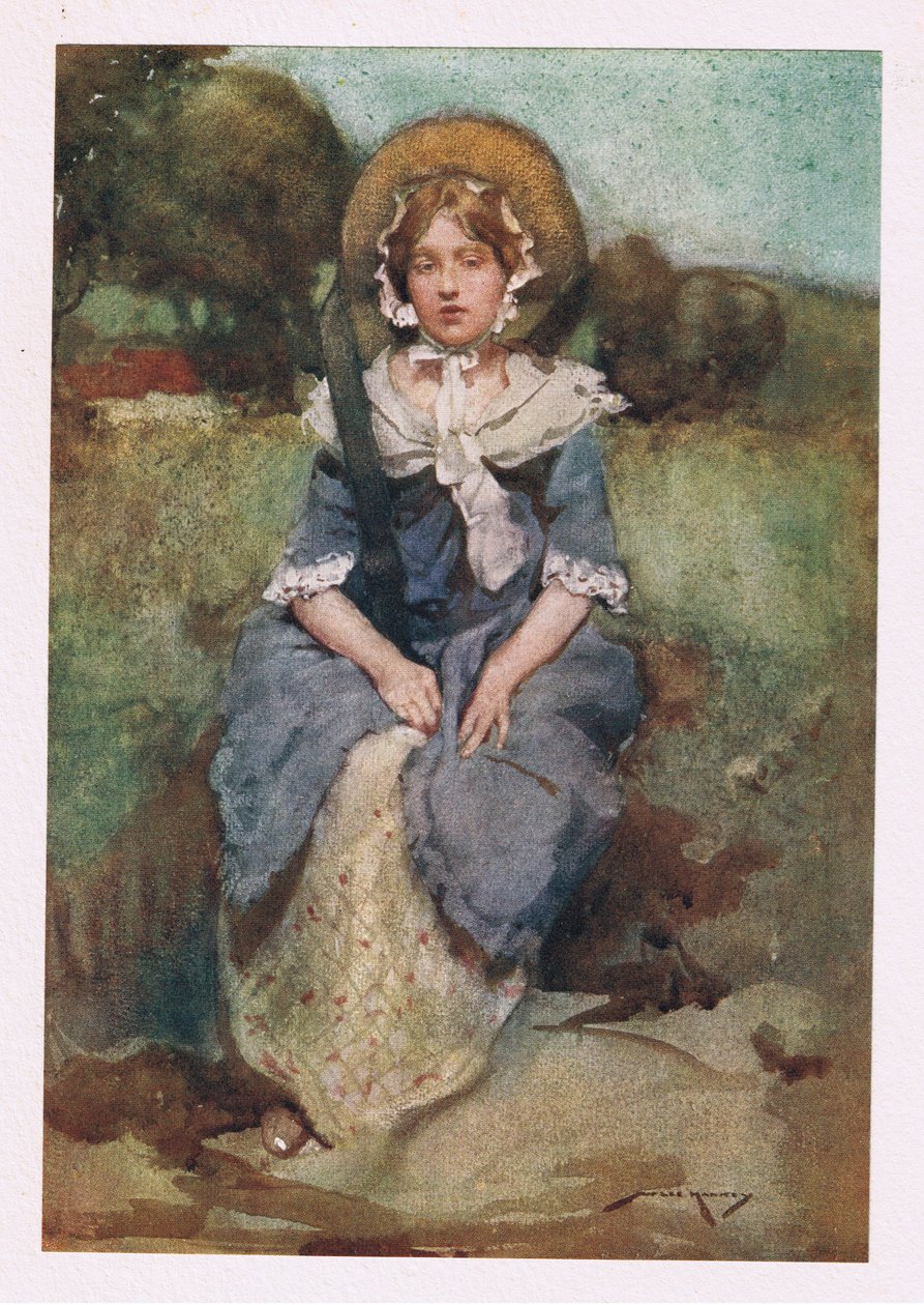 Verachtet jeden geliehenen Reiz, den das Kleid bietet, teilt nun mit der Kunst den Triumph ihrer Augen von William Lee Hankey