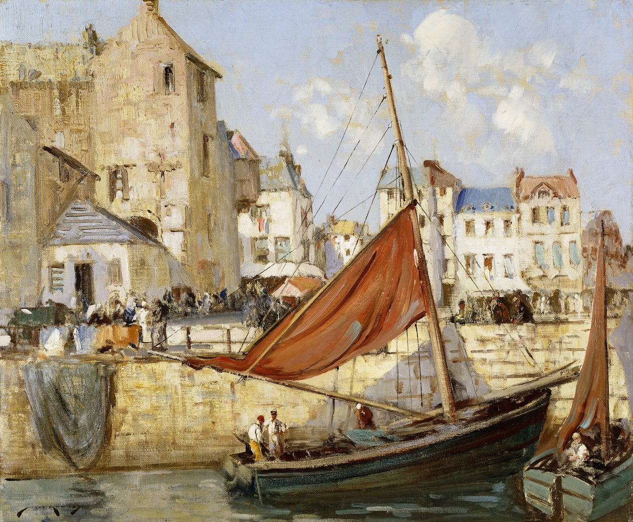 Der Hafen, Honfleur von William Lee Hankey