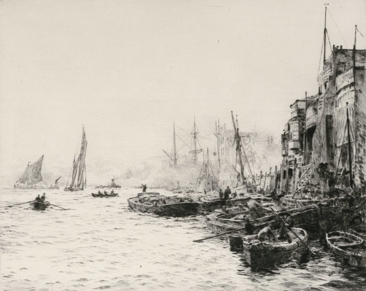 Altes Limehouse von William Lionel Wyllie