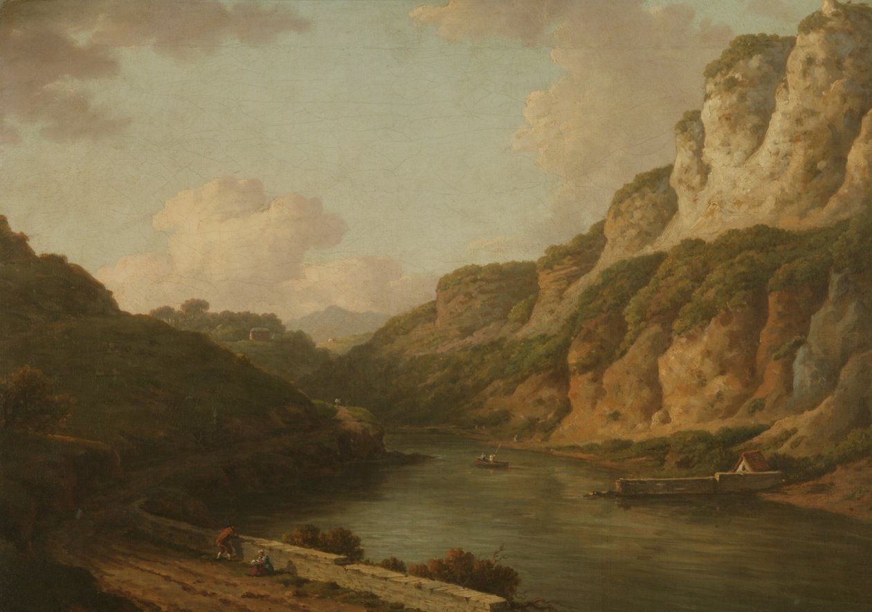 Matlock, Derbyshire, um 1780 von William Marlow: Kunstdruck