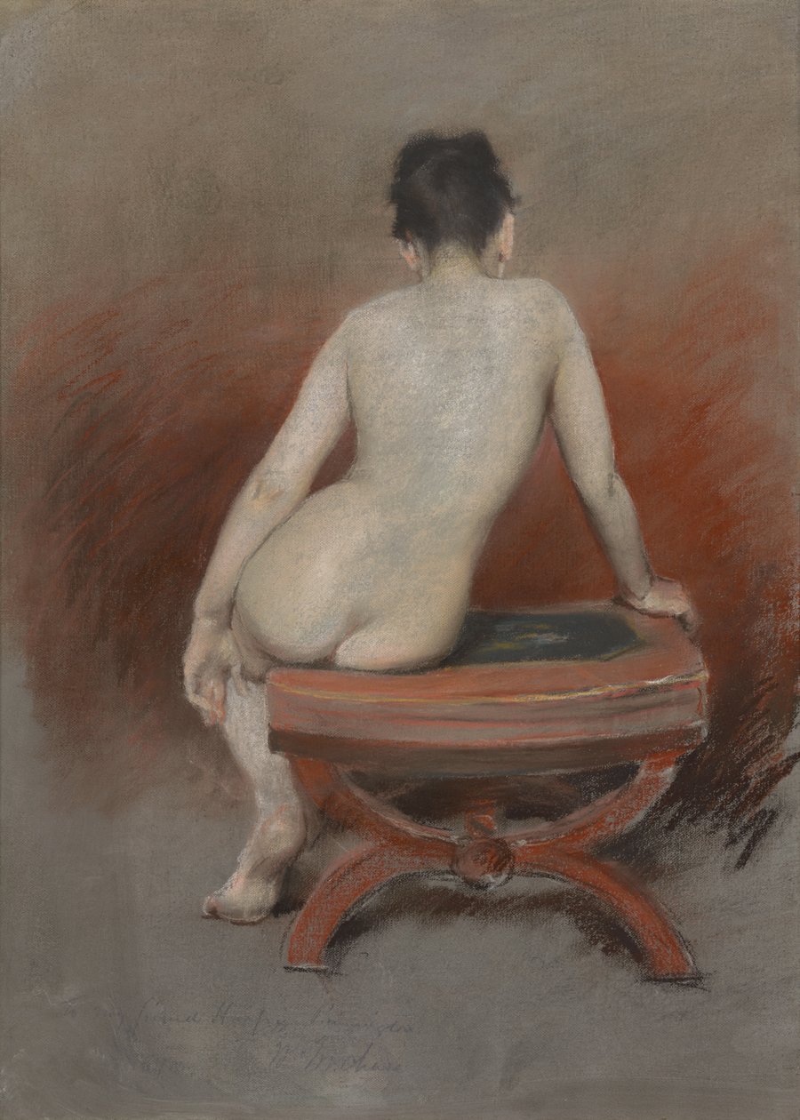 Rückansicht eines Aktes von William Merritt Chase