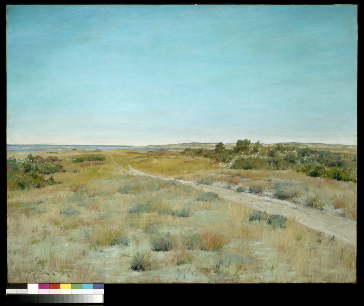 Erster Hauch des Herbstes von William Merritt Chase