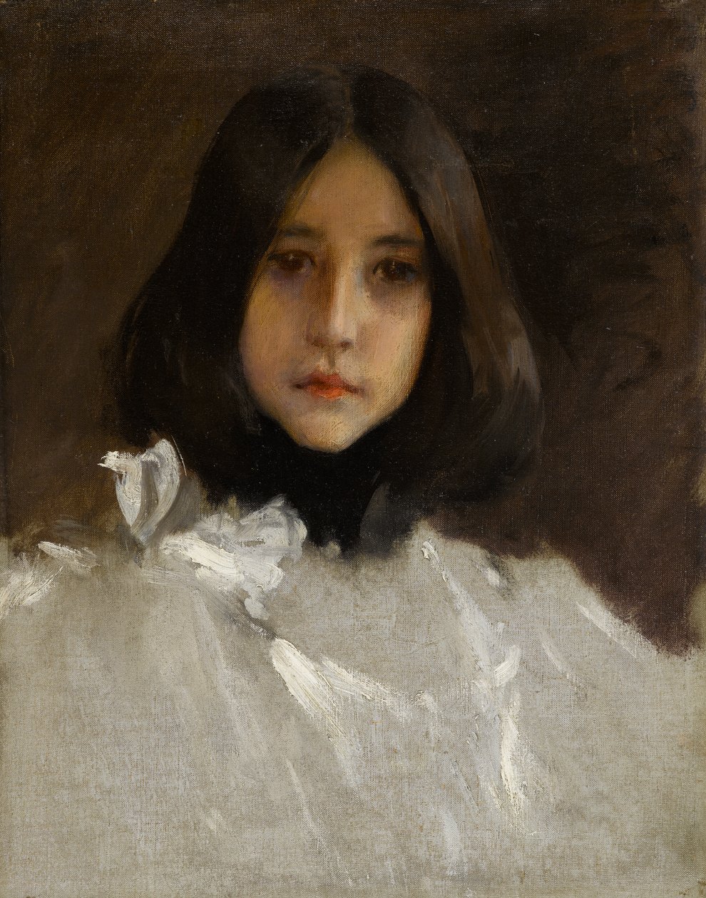 Die Tochter des Künstlers Alice von William Merritt Chase