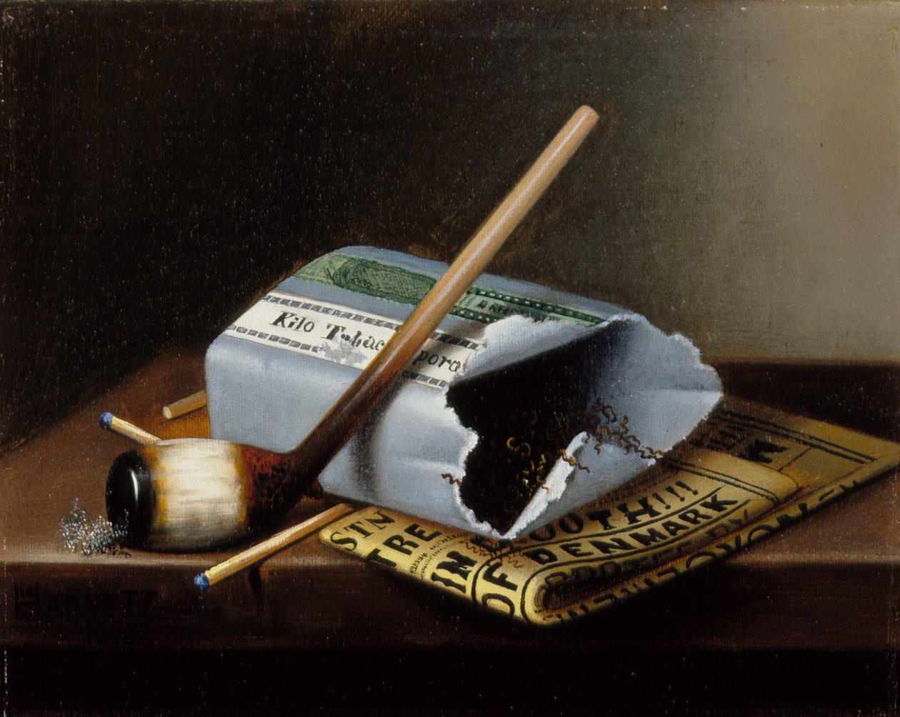 Ach, armer Yorick! von William Michael Harnett