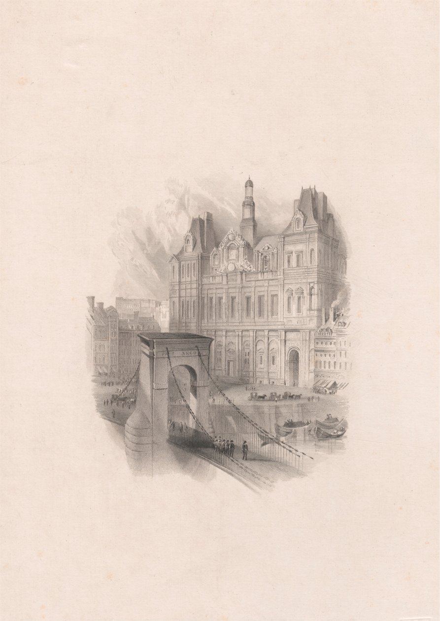 Hotel de Ville, Paris von William Miller