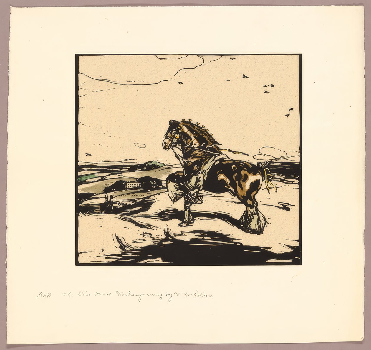 Das Shire Horse von William Nicholson