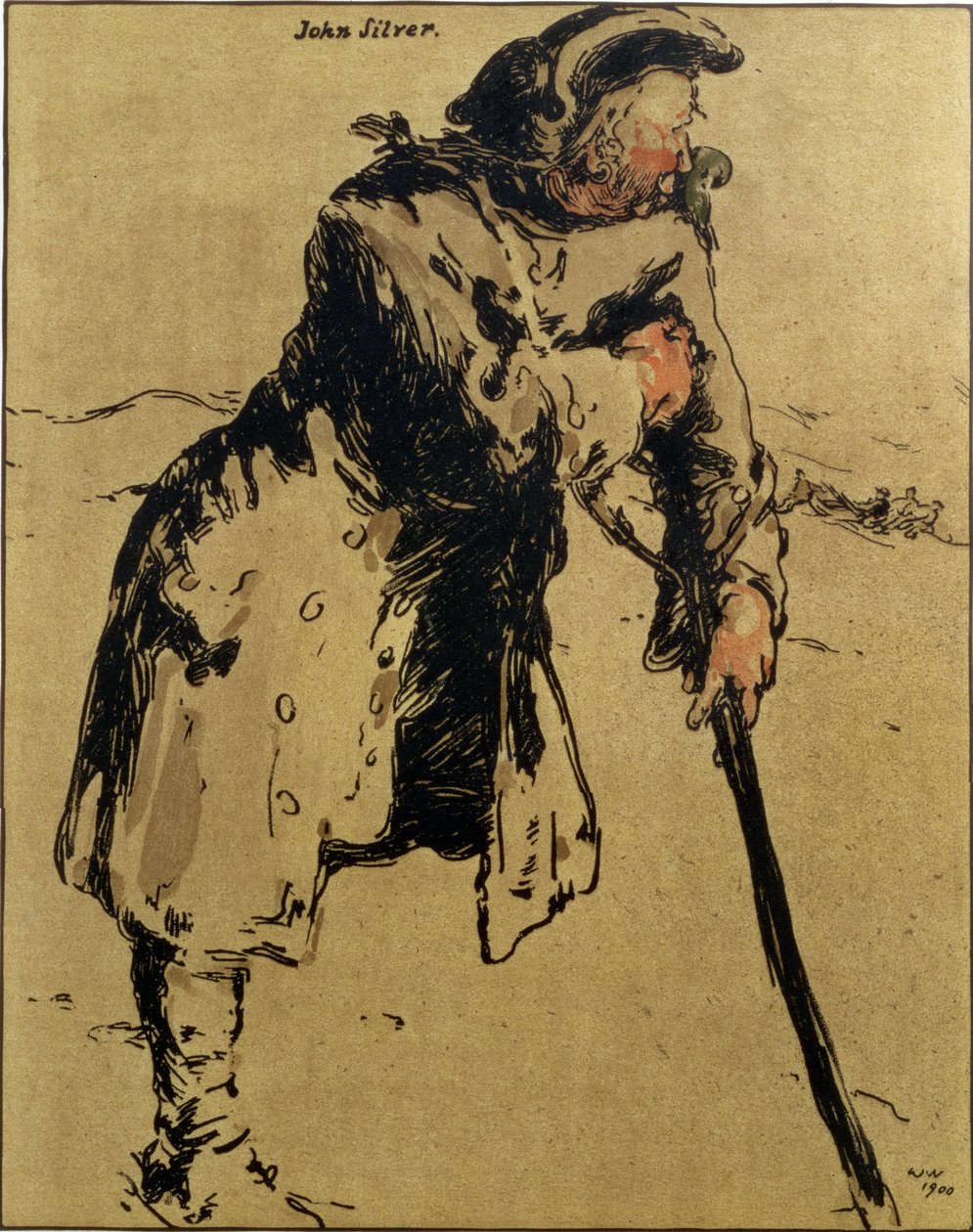 John Silver, Illustration aus 