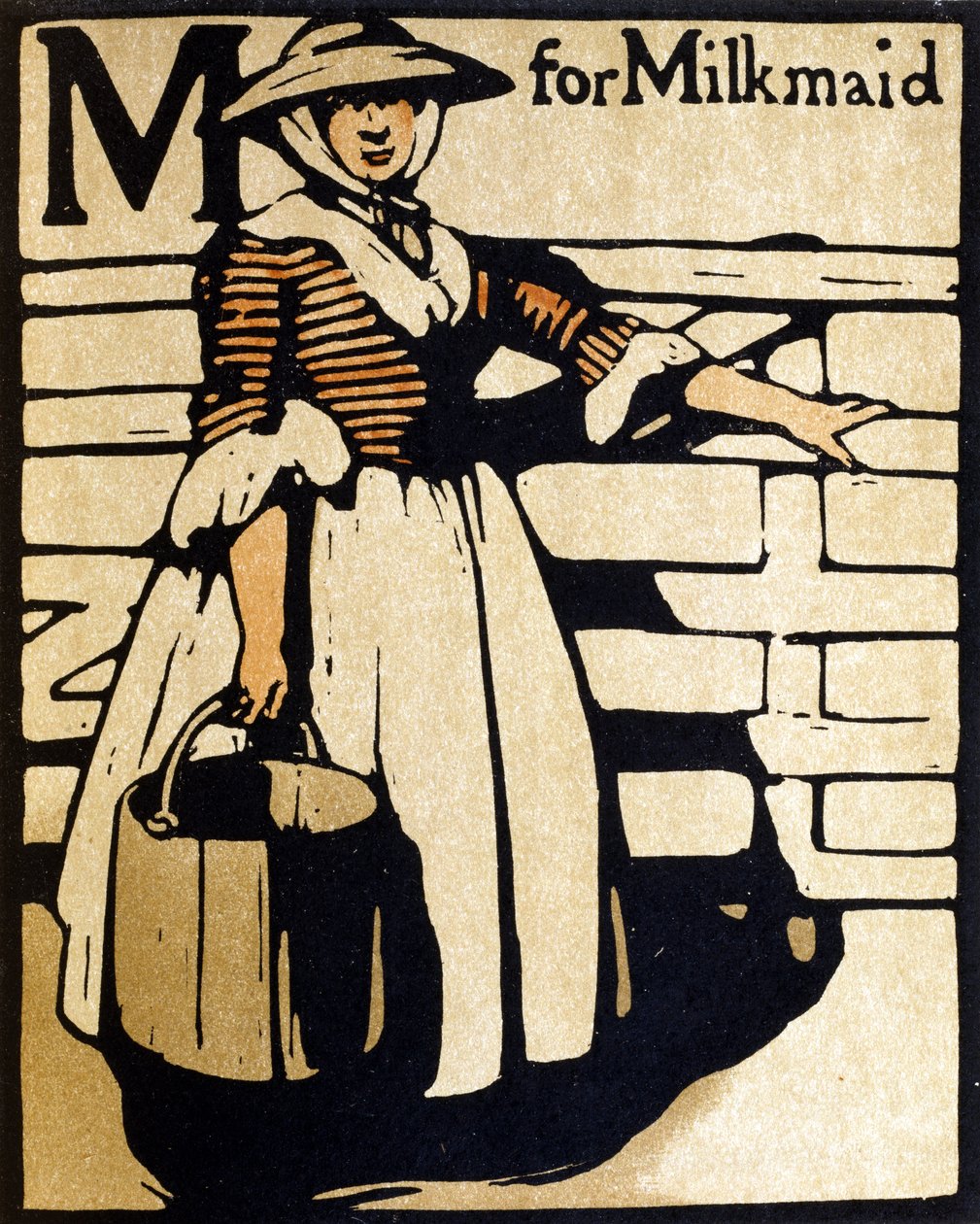 M für Milchmädchen, Illustration aus 