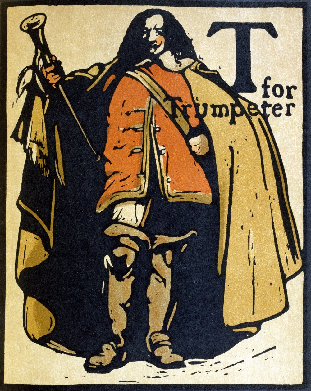T ist für Trompeter, Illustration aus 