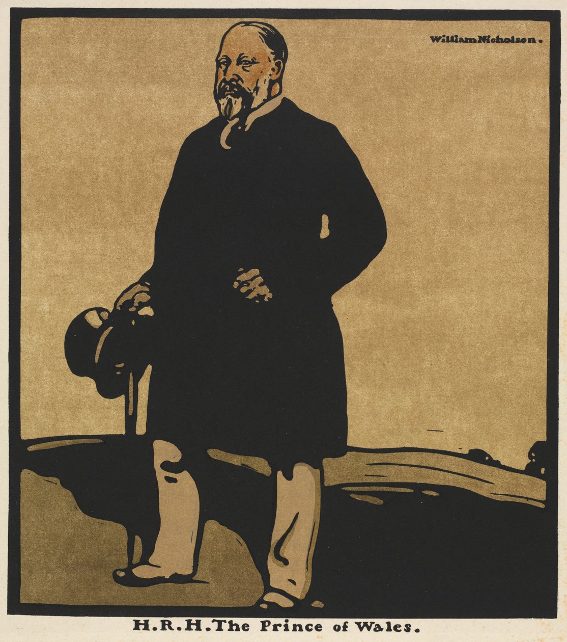 Zwölf Porträts: S.K.H. Der Prinz von Wales von William Nicholson