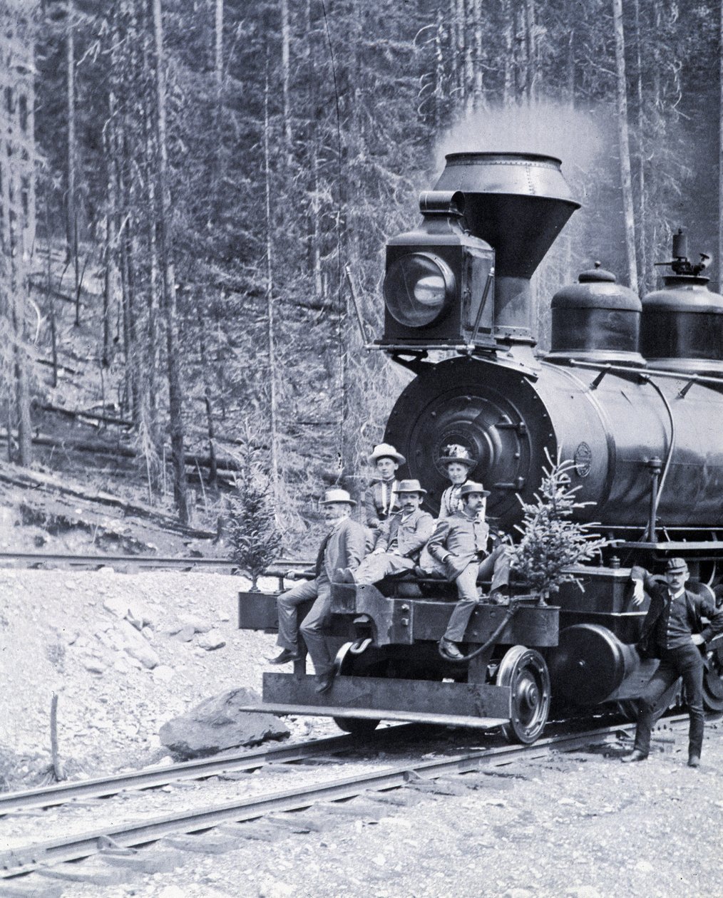 Kanadische Eisenbahnpioniere, ca. 1890 - Foto von Nottman von William Notman