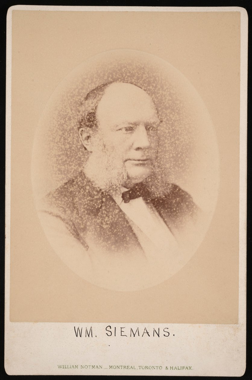 Porträt von Carl Wilhelm Siemens 1823-1883 von William Notman