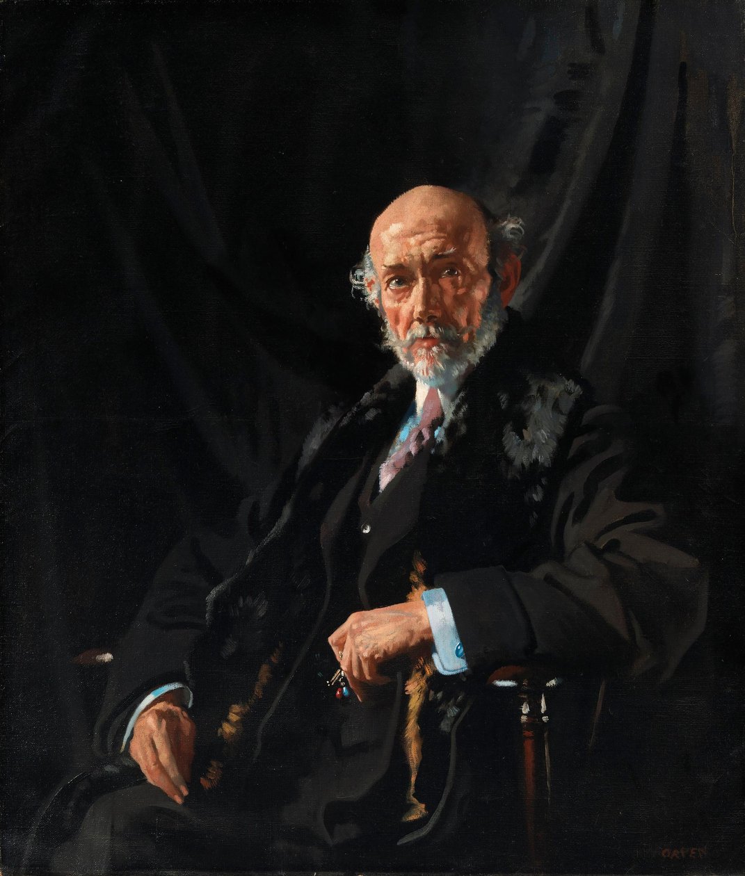 Porträt von Dr. E.J. Dillon, Kriegsberichterstatter und Publizist von William Orpen