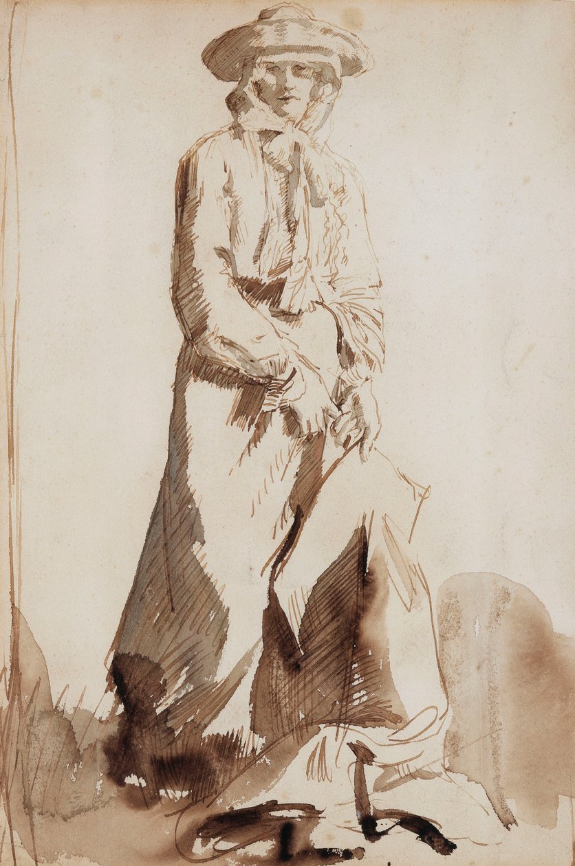 Porträt von Grace, der Frau des Künstlers von William Orpen