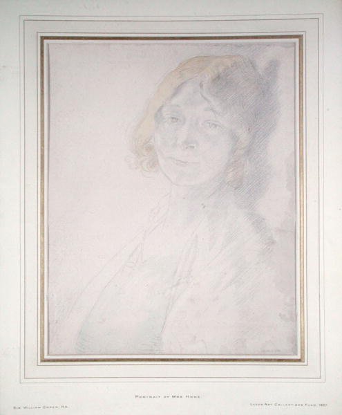 Porträt von Mrs. Hone von William Orpen