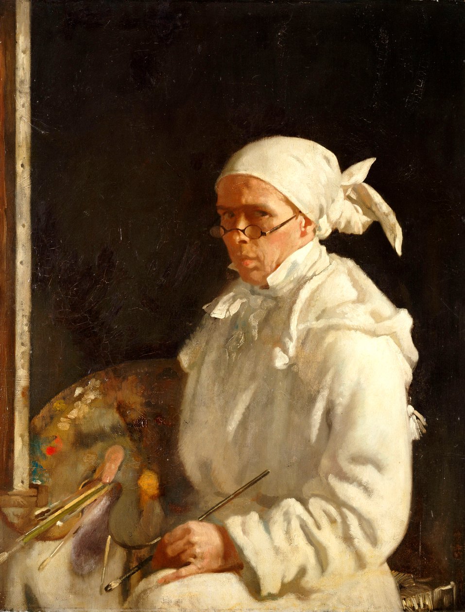 Der Maler: Selbstporträt mit Brille, 1907 von William Orpen