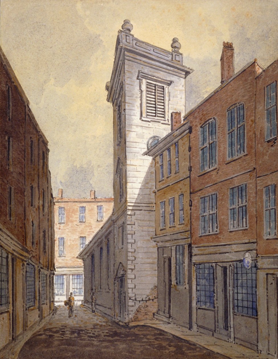 Kirche St. George Botolph Lane von George Lane, City of London von William Pearson