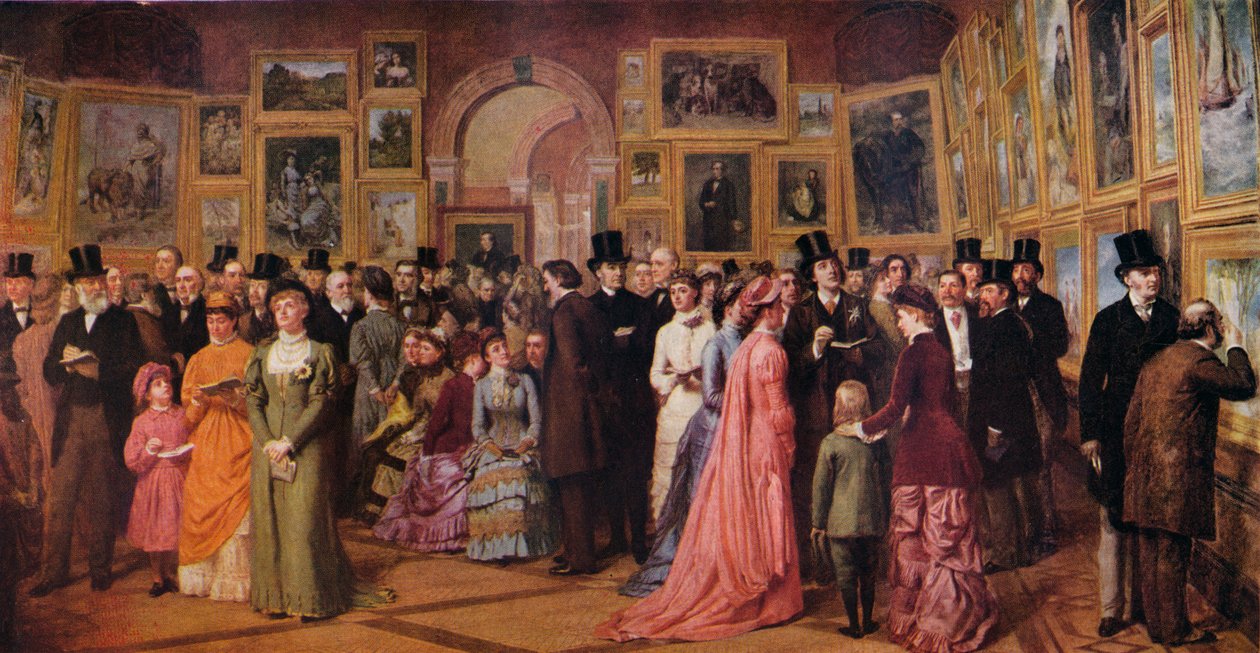 Private View at the Royal Academy (1881, 1883 1935) von William Powell Frith