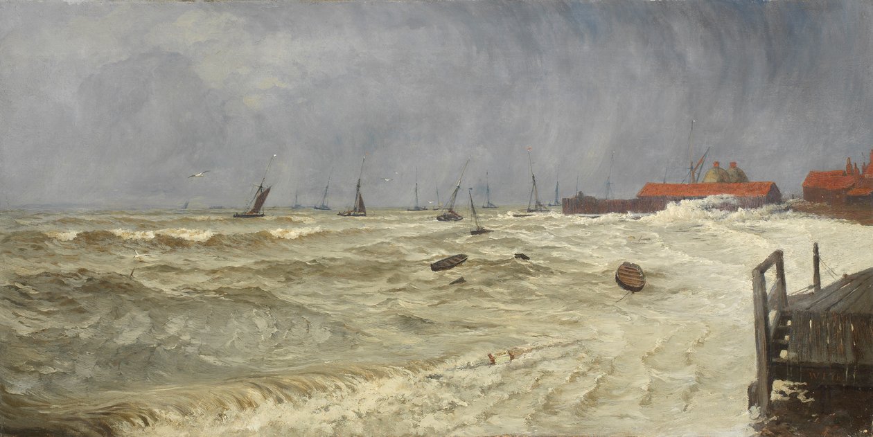Ein rauer Tag in Leigh von William Pye