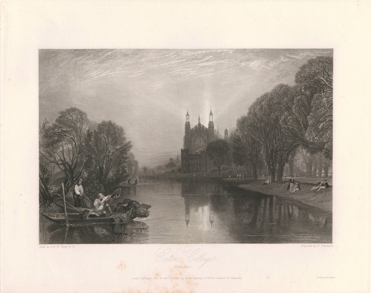 Eton College, Berkshire von William Radclyffe