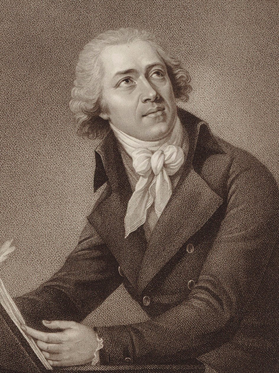Porträt des Komponisten Leopold Kozeluch 1747-1818, 1797 von William Ridley