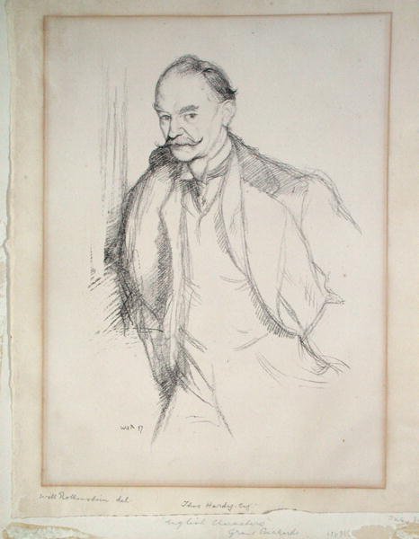 Porträt von Thomas Hardy, 1897 von William Rothenstein