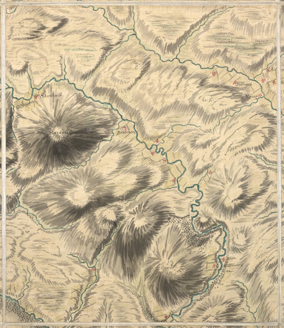 Dalnawhinny, Roy Militärische Vermessung von Schottland von William Roy