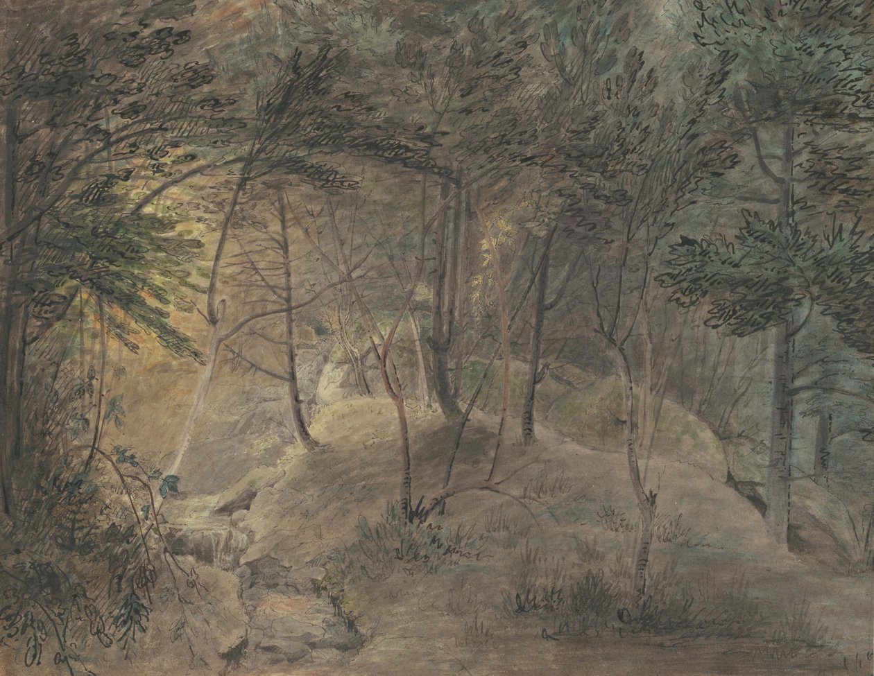 Die Aussicht vom Quellhaus in Echo, ca. 1808 von William Russell Birch