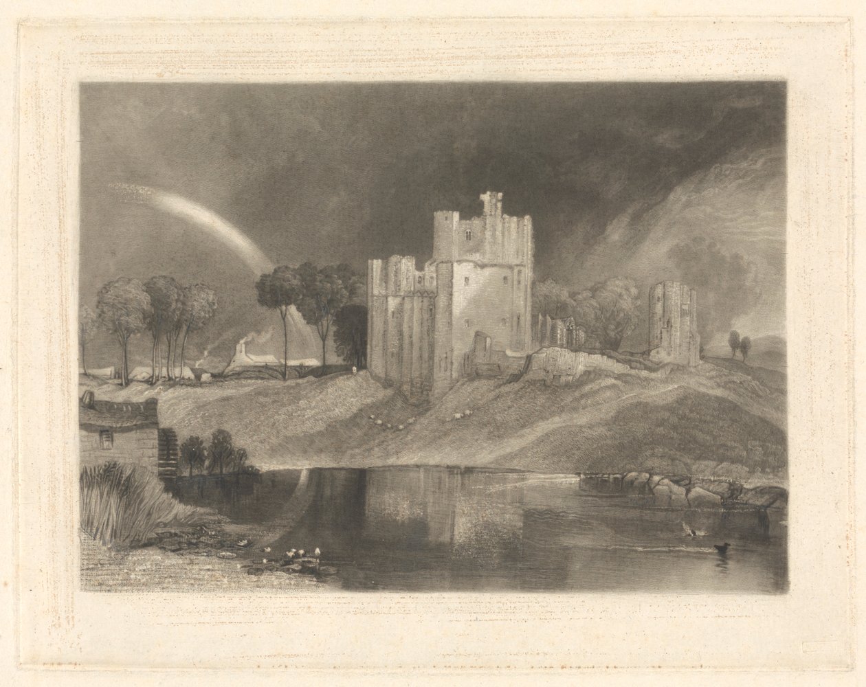 Brougham Castle, in der Nähe des Zusammenflusses der Flüsse Eamont und Lowther von William Say