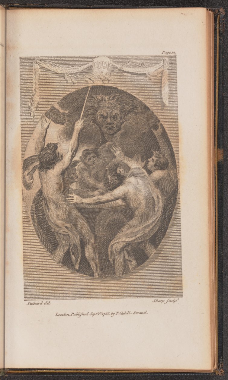 Illustration für Canto I von William Sharp after Thomas Stothard