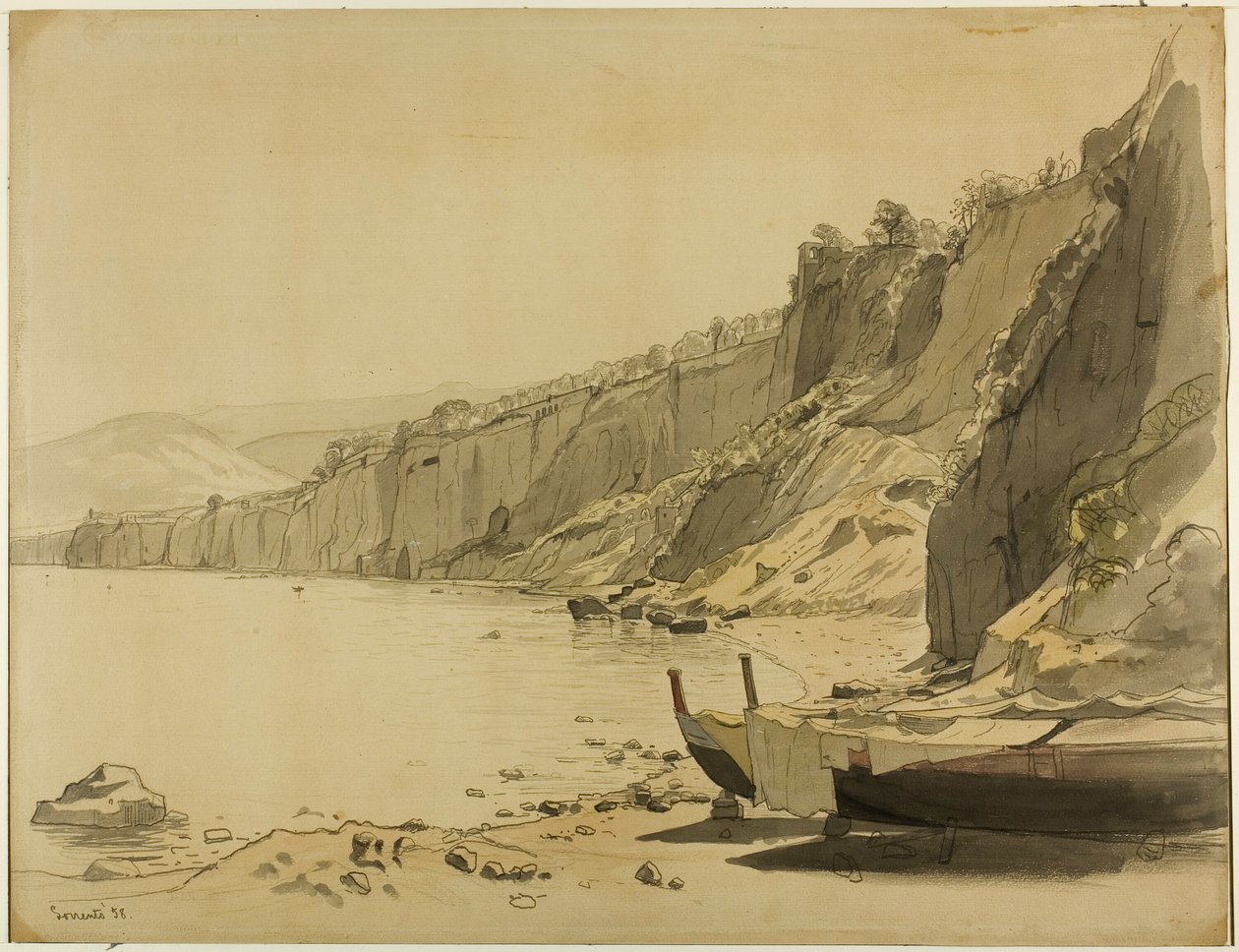 Küste von Sorrent von William Stanley Haseltine