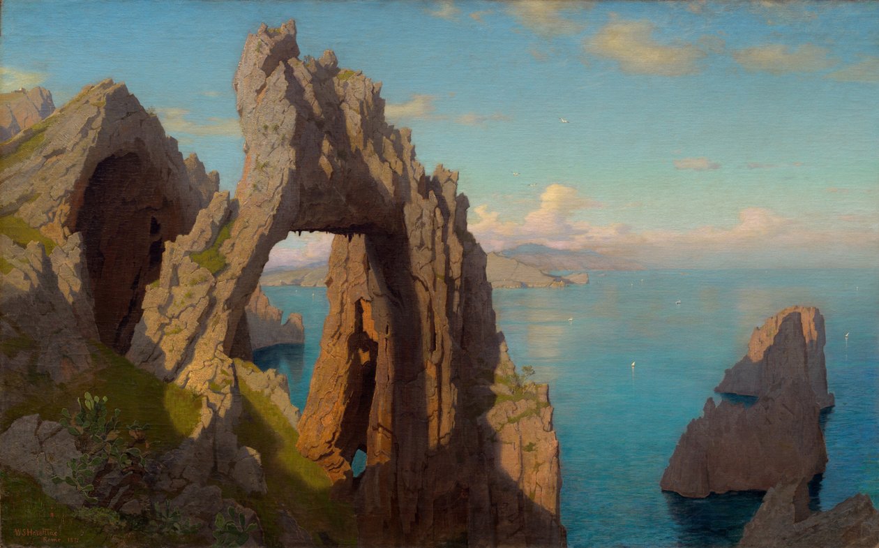 Natürlicher Bogen bei Capri, 1871 von William Stanley Haseltine