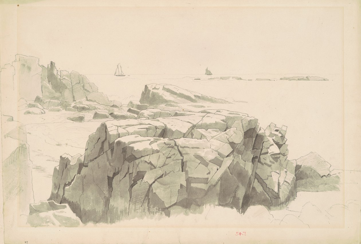 Shag Rocks, Nahant, Massachusetts von William Stanley Haseltine