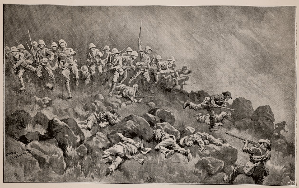 Der große Angriff auf Ladysmith: Die Devons räumen den Wagenhügel von William T. Maud