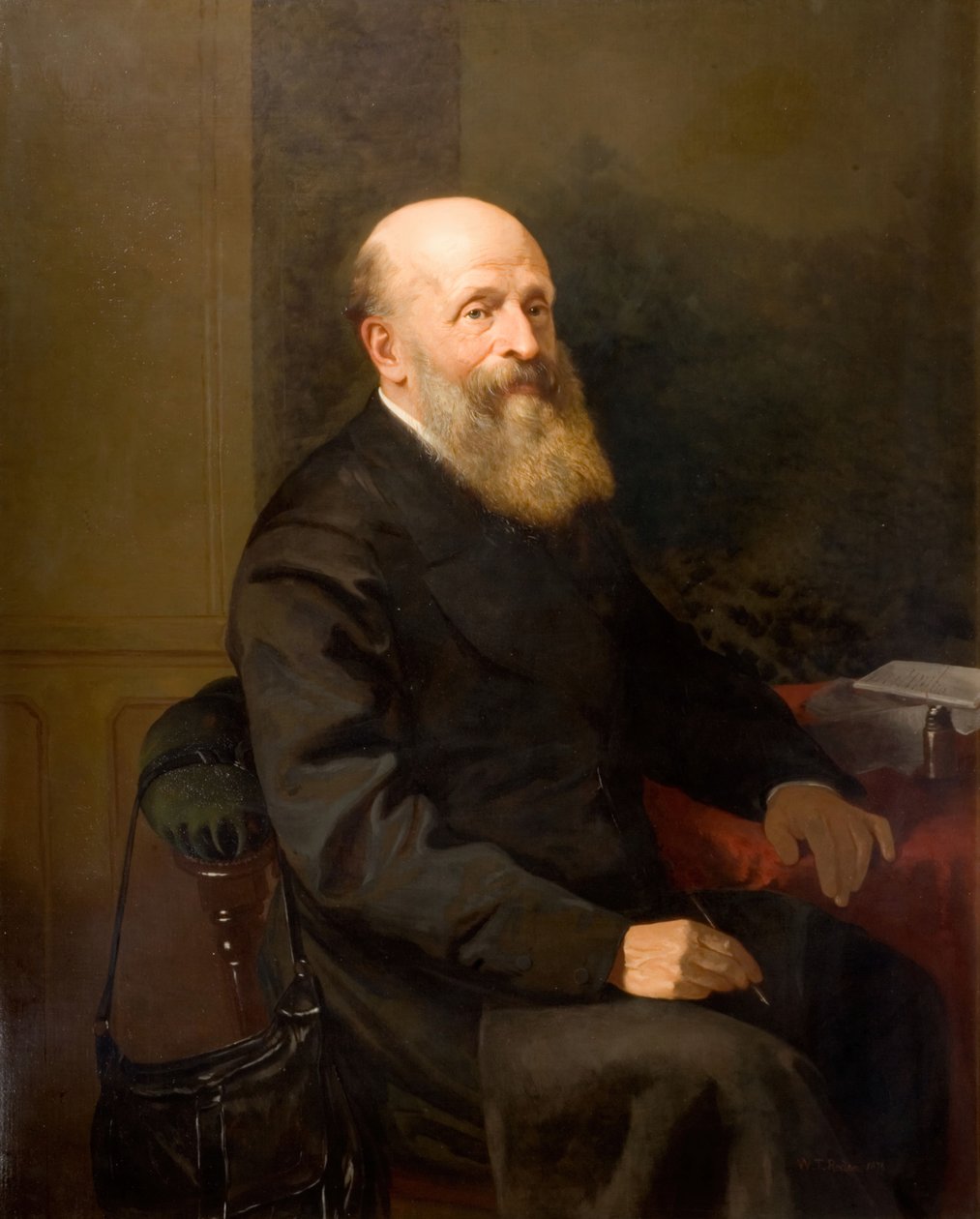 Porträt von John Birt Davies von William Thomas Roden