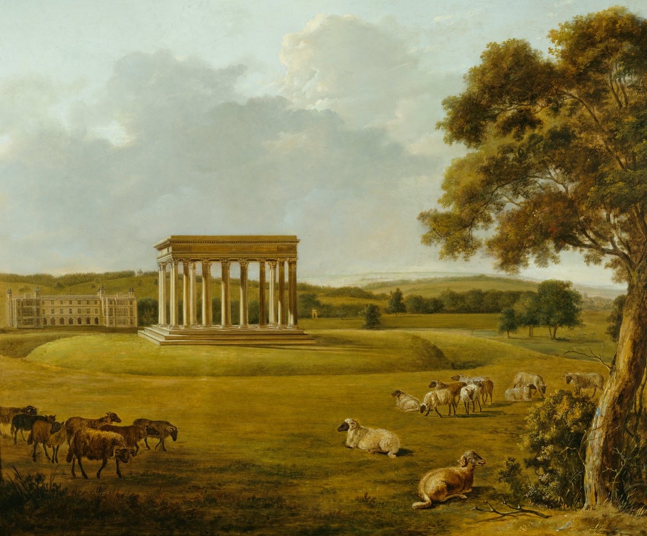 Audley End House, Saffron Walden, Essex, 18. Jahrhundert von William Tomkins
