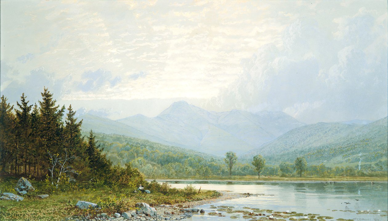 Sonnenuntergang auf dem Mount Chocorua, New Hampshire, 1872 von William Trost Richards