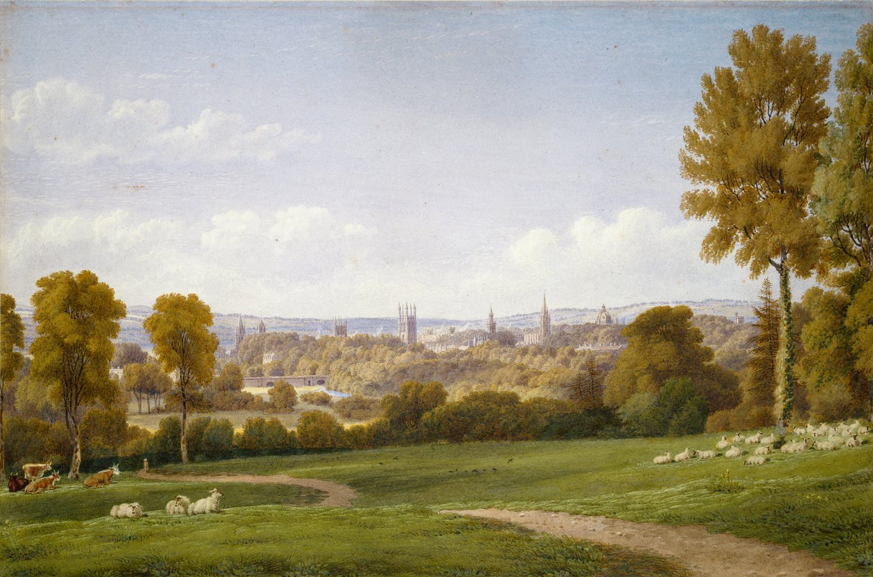 Blick auf Oxford von Headington, ca. 1803-1804 von Joseph Mallord William Turner