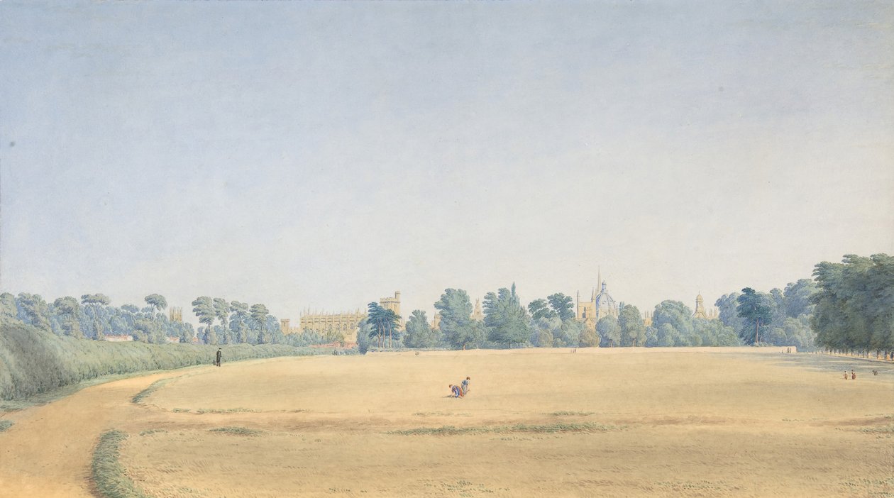Blick auf den Universitätspark in Richtung New College, Oxford, nach 1825 von Joseph Mallord William Turner
