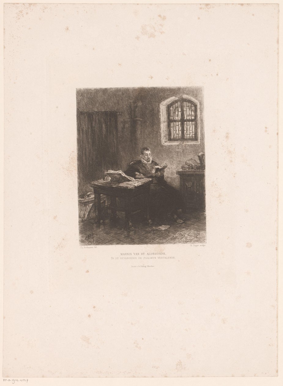 Filips van Marnix van Sint-Aldegonde im Gefängnis von William Unger
