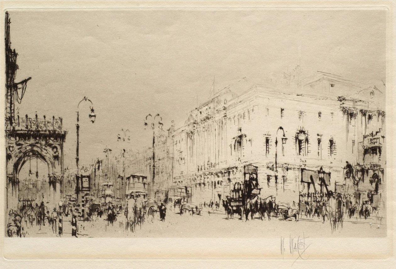 Londoner Straße von William Walcot