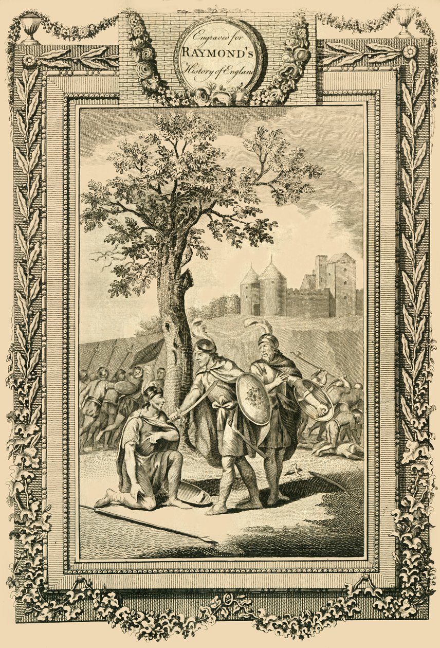 König Athelstan rettet das Leben seines Vaters, Edward der Ältere von William Walker